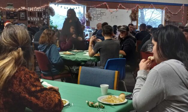 Revilla students share a meal – and holiday spirit – with the community