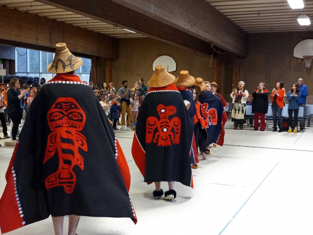 Tongass School of Arts and Sciences celebrates Elizabeth Peratrovich Day with dancing, singing and gifts - Vimarsana News