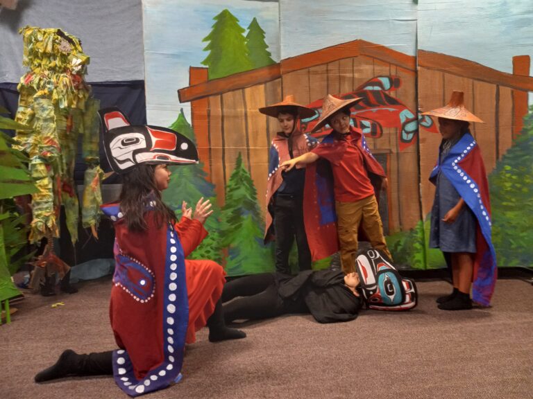 Ketchikan Charter School students use theater to tell Indigenous