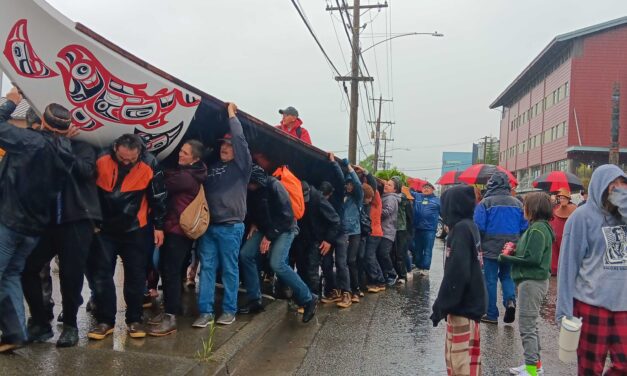 Ketchikan’s tribe holds awakening and launch for X’oots kuye’ik canoe