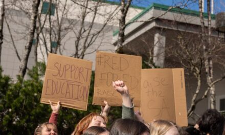 Ketchikan students walkout in protest of Dunleavy’s education veto