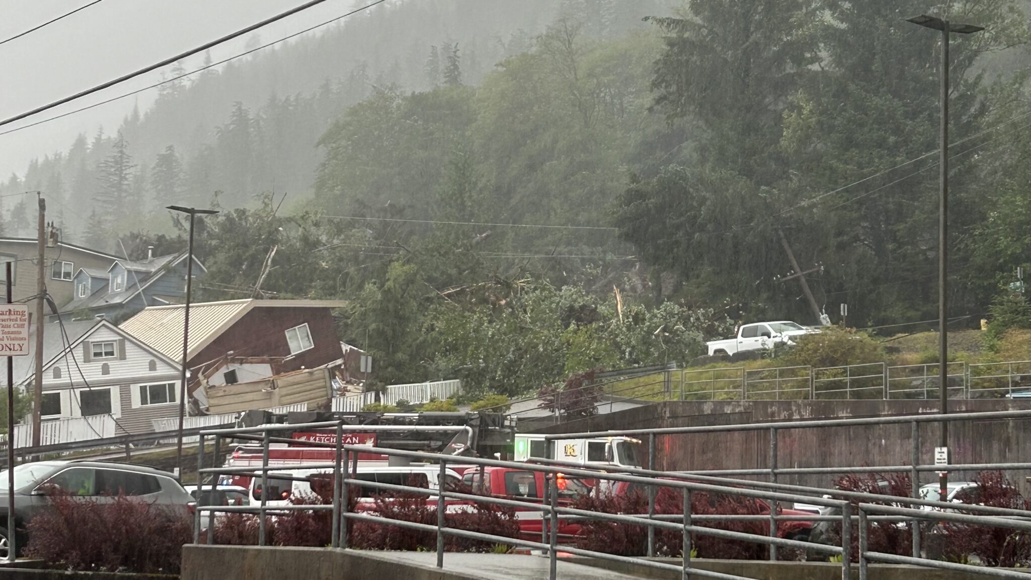 Landslide destroys multiple homes, prompts evacuations in Ketchikan KRBD