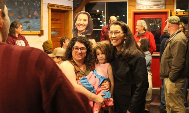 Peltola makes last-minute campaign stop in Ketchikan