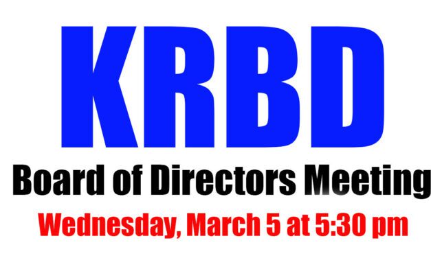KRBD Board of Directors Meeting