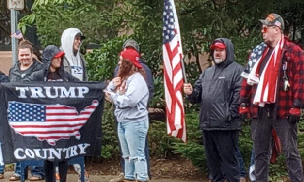Ketchikan Trump supporters hold Patriot Rally