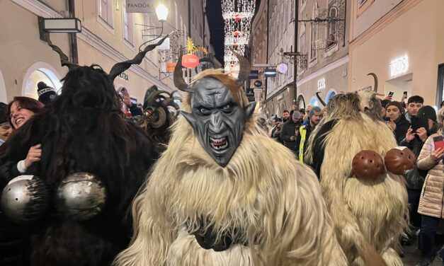 It’s Christmastime —– and if you live in the Alps, watch out! Krampus is coming
