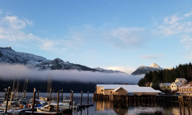 Winter weather leaves Pelican without seaplane, ferry access for weeks