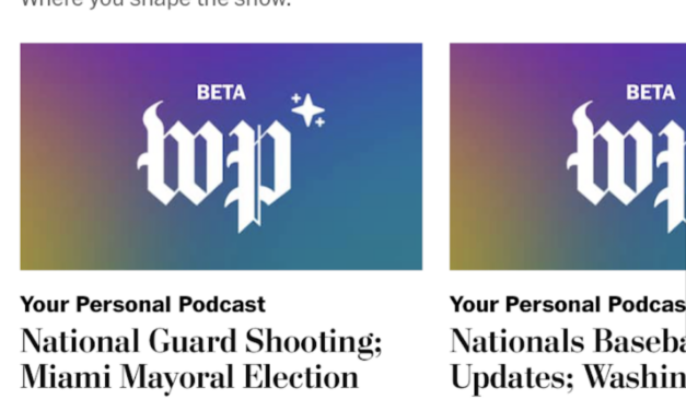 Is The Washington Post’s new AI podcast a hallmark of the future?