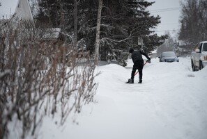 This week’s snowfall in Anchorage was record-breaking