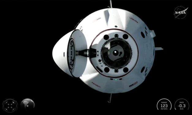 Four people on NASA’S Crew-12 arrive at the International Space Station