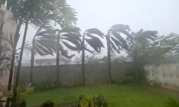 Super Typhoon Sinlaku pounds remote U.S. islands in the Pacific Ocean