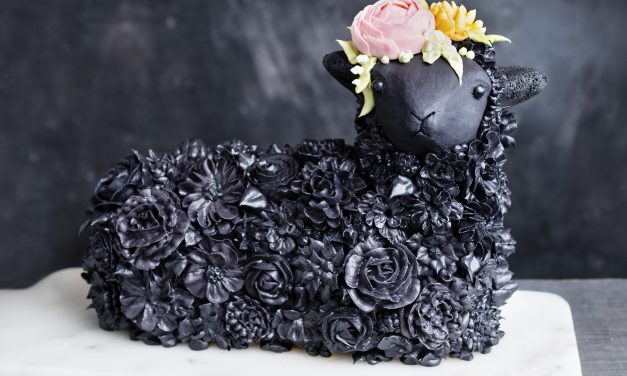 Buttercream wool and jelly bean eyes: The art of the Easter lamb cake